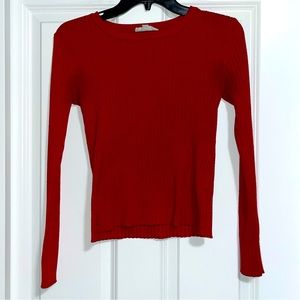 Pink Rose Long Sleeve Blouse